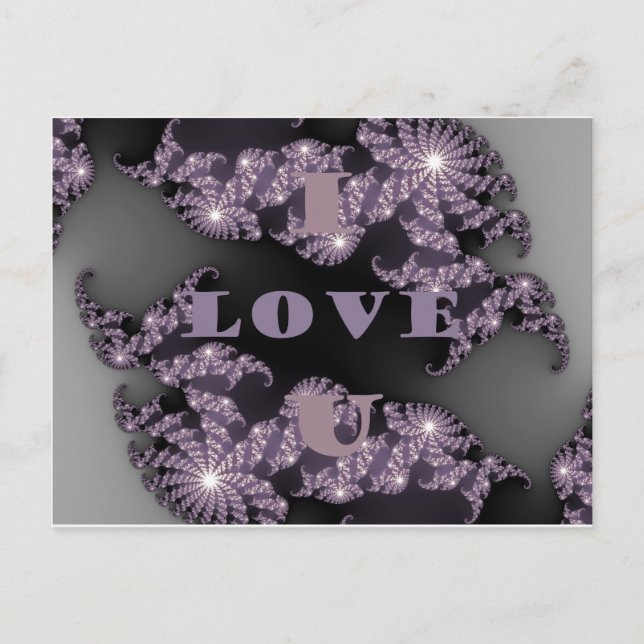 Carte Postale Bonjour Je T'Aime (Devant)