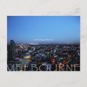 Carte Postale Bonjour, Melbourne