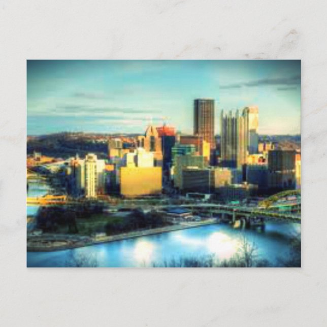 Carte Postale Bonjour pittsburgh (Devant)