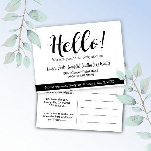 Carte Postale Bonjour rencontrer les voisins