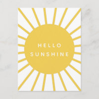 Bonjour Sunshine | Sun Modern Scandi Mustard Jaune