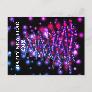 Carte postale Bonne année 2018