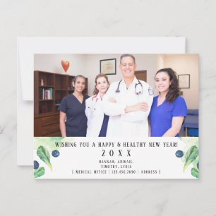 Carte Postale Bonne année en bonne santé 