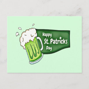 Carte Postale Bonne bière St. Patricks Day