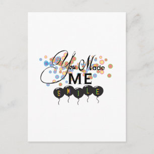 Carte Postale Bonne citation avec ballons - Vous M'avez FAIT SOU