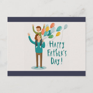Carte Postale Bonne Fête des pères