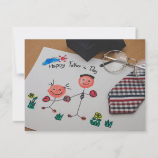 Carte Postale Bonne Fête des pères