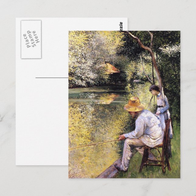 Carte Postale Bonne Fête des pères. Art (Devant / Derrière)