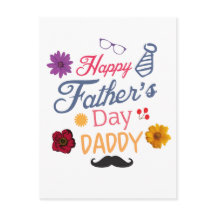 Bonne Fête des pères papa Nice Doodle Design