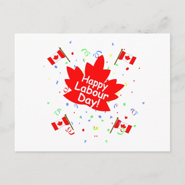 Carte Postale Bonne fête du travail (Devant)