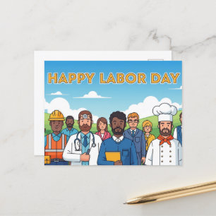 Carte Postale Bonne fête du travail