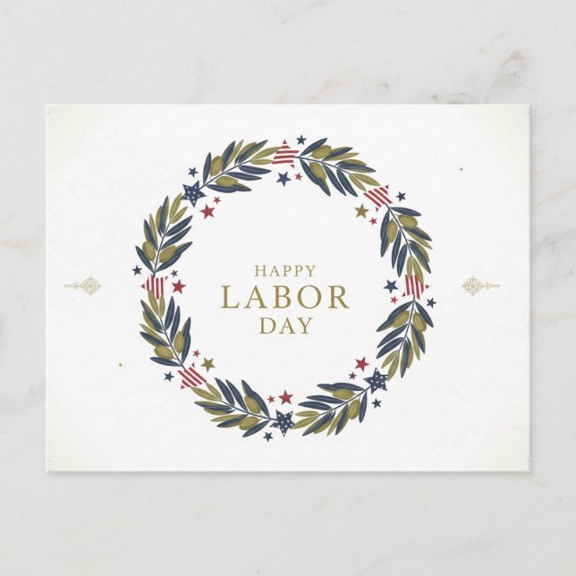Carte postale Bonne Fête du Travail (Devant)