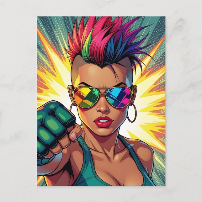 Carte Postale Bonne fierté ! Lgbtqia+ Mois (Devant)