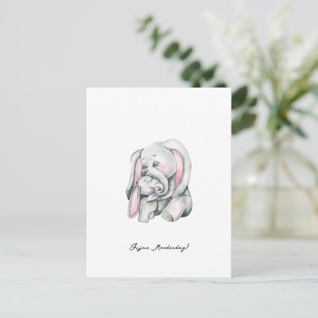 Carte Postale Bonne Journée de Mère Maman mère Mère Liefde Olifa (Debout devant)