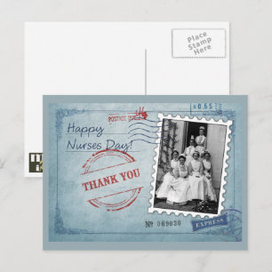 Carte Postale Bonne Journée des infirmières. Infirmières vintage