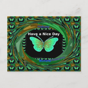 Carte Postale Bonne journée et meilleure nuit papillon.png