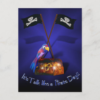 Carte Postale Bonne journée "Parlez comme un pirate"