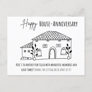 Carte Postale Bonne Maison- Anniversaire