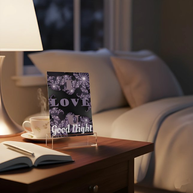 Carte Postale Bonne nuit je t'aime passe une bonne soirée bénie (End your nice day with love. 🌙 A soulful better midnight bloom for your bedside. #AchempongNights)