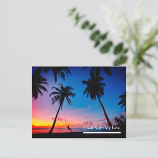 Carte Postale Bonne nuit mon amour