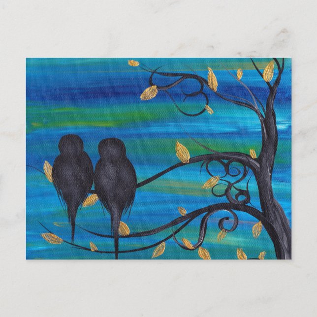 Carte Postale Bonne nuit mon amour (Devant)