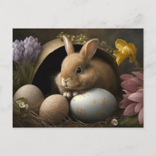 Carte Postale Bonne Pâques voeux PostCard