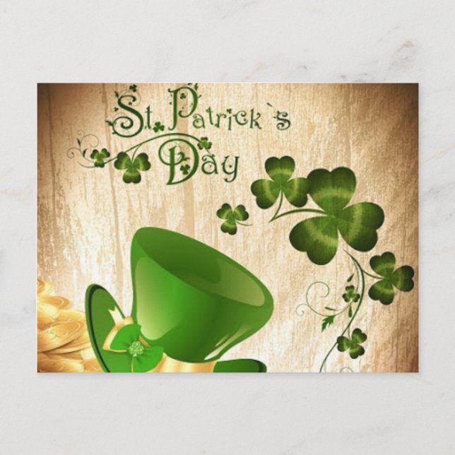 Carte Postale Bonne Saint Patrick's Day (Devant)
