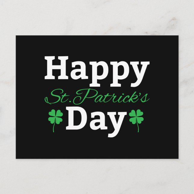 Carte Postale Bonne Saint Patrick's Day (Devant)