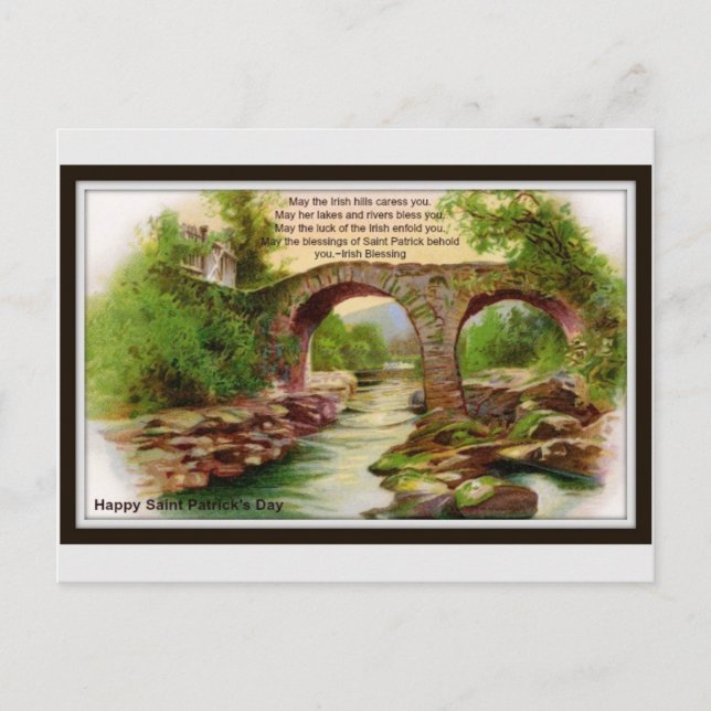 Carte Postale Bonne Saint Patrick's Day (Devant)