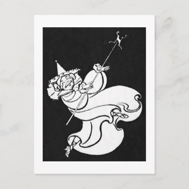 Carte Postale Bonne sorcière (Devant)