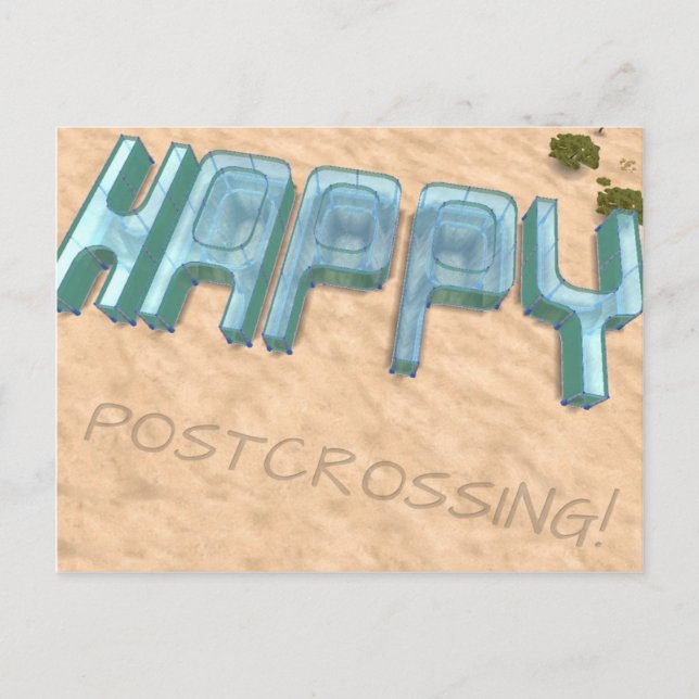 Carte postale "Bonne traversée postale !" (Devant)
