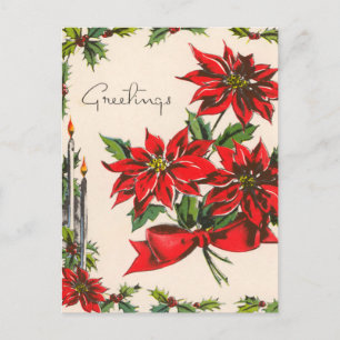 Carte postale Bonnes Fêtes vintages