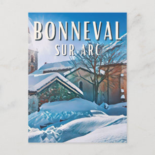 Carte Postale Bonneval sur Arc Station de ski