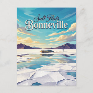 Carte Postale Bonneville Salt Flats Utah
