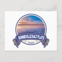 Bonneville Salt Flats Utah Insigne de voyage
