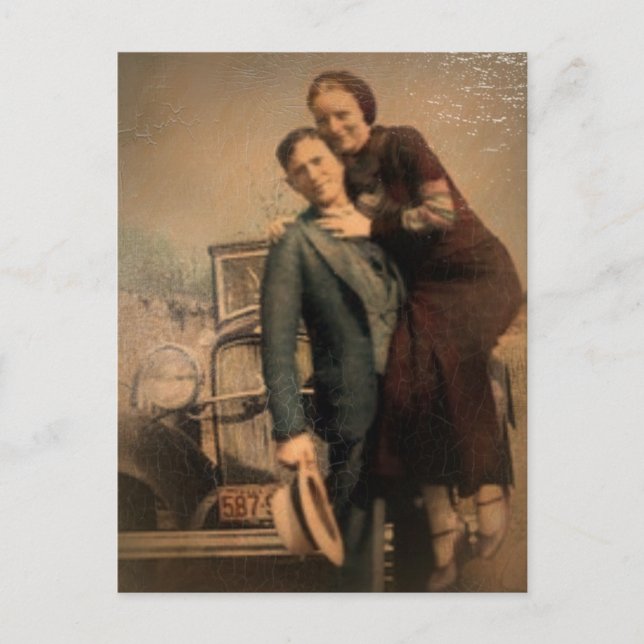 Carte Postale Bonnie & Clyde (Devant)