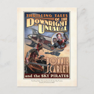 Carte postale Bonnie Scarlet & Sky Pirates
