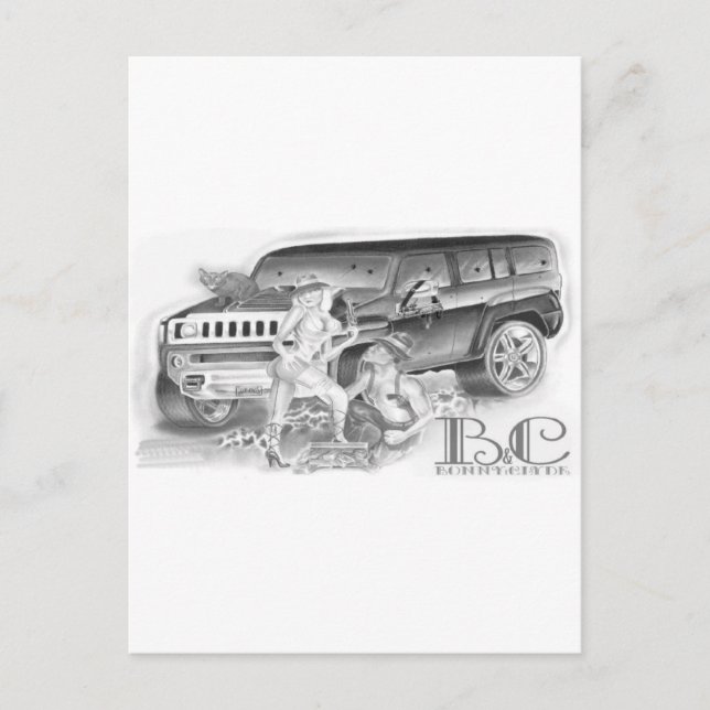 Carte Postale Bonny n Clyde (Devant)