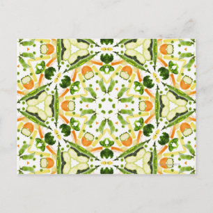 Carte Postale Bons karma et bien-être d'une alimentation saine 3