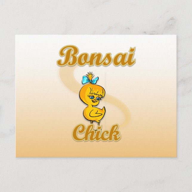 Carte Postale Bonsai Chick (Devant)