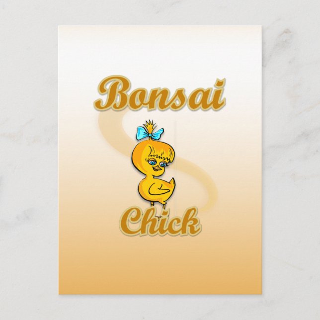 Carte Postale Bonsai Chick (Devant)