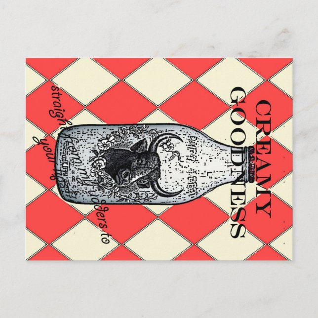 Carte Postale Bonté crémeuse (Devant)