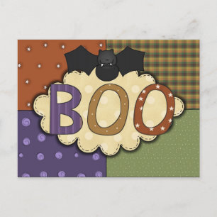 Carte postale Boo Bat Halloween