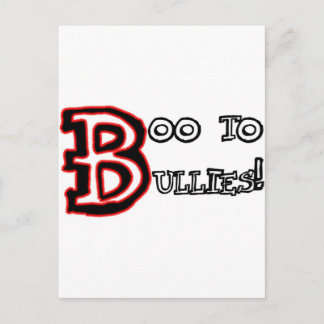 Carte Postale Boo to Bullies !