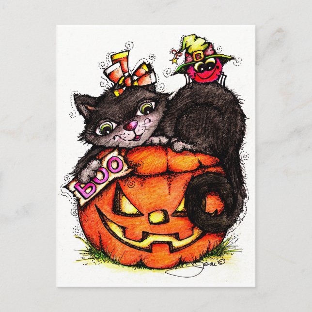 Carte Postale Boo to YOU ! (Devant)