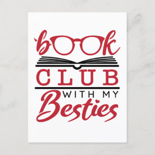 Carte Postale Book Club avec My Besties