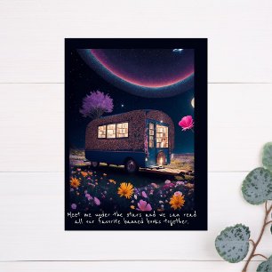 Carte Postale Bookmobile interdit par magie