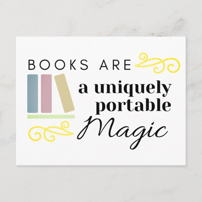 Carte Postale Books Are a Uniquely Portable Magic Postcard (Devant)