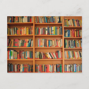 Carte Postale Books on Booksbooks Background
