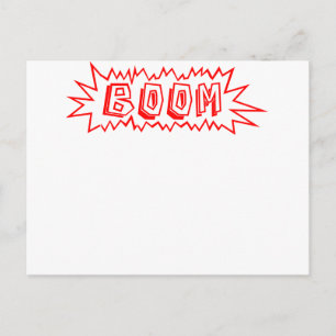 Carte Postale Boom !